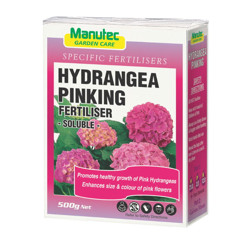Manutec Hydrangea Pinking Fertiliser 500 g pack