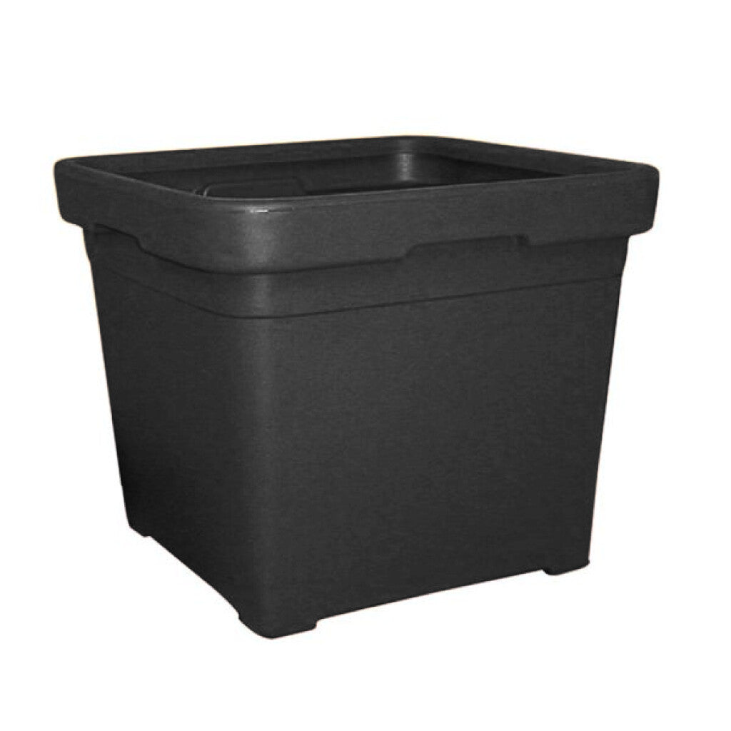 580 Square Advanced Tub in black